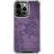 Brigid Ashwood Purple Damask Butterfly iPhone 14 Pro Clear Case